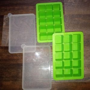 Silicone ice trays